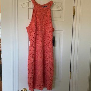 Lace Coral Dress